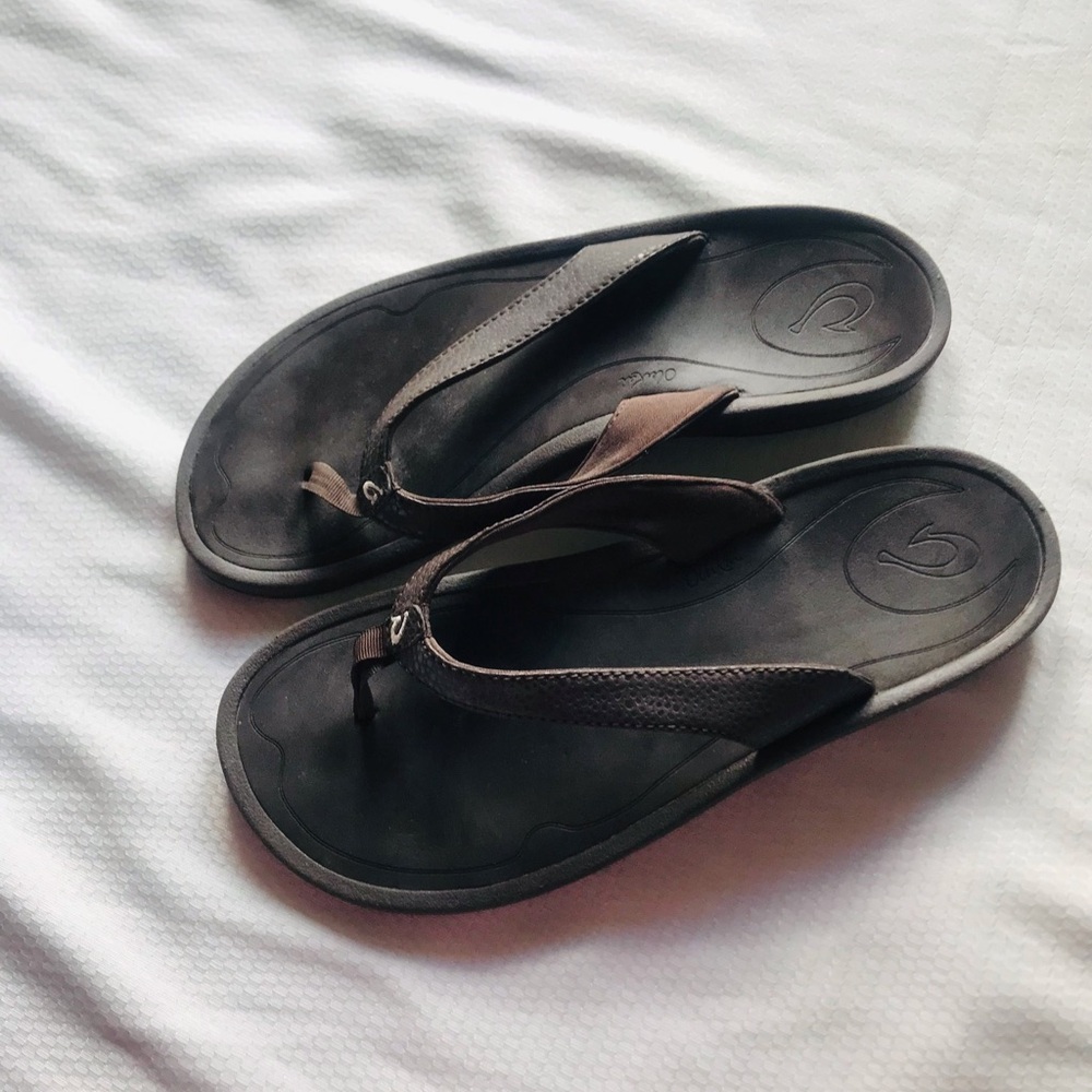 Olukai brown Flip Flops - Picture 5 of 9